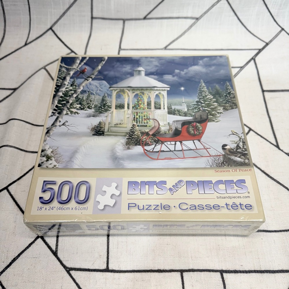 Bits and Pieces Jigsaw Puzzle 500pc Multicolor Season Of Peace Alan Giana Winter